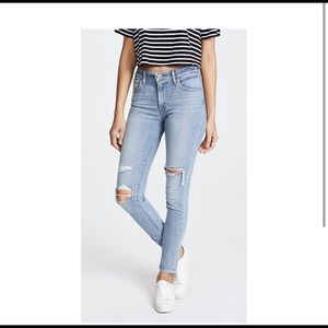 Levi’s 721 high rise skinny jeans